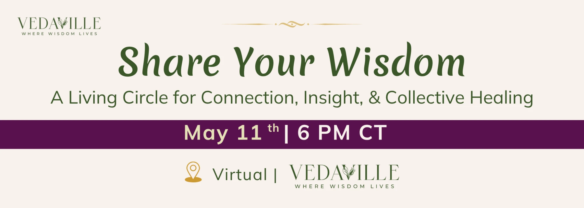 Share Your Wisdom, a living circle for connection, insight, and collective healing